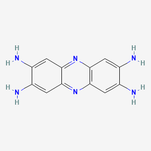 molecular formula C12H12N6 B11745146 Phenazine-2,3,7,8-tetraamine 