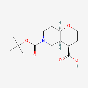 (4R,4aR,8aR)-6-[(tert-butoxy)carbonyl]-octahydro-2H-pyrano[3,2-c]pyridine-4-carboxylic acid