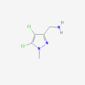 (4,5-Dichloro-1-methyl-1H-pyrazol-3-YL)methylamine