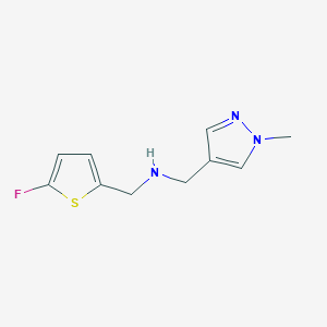 [(5-fluorothiophen-2-yl)methyl][(1-methyl-1H-pyrazol-4-yl)methyl]amine