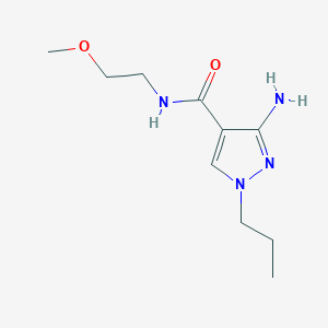 3-Amino-N-(2-methoxyethyl)-1-propyl-1H-pyrazole-4-carboxamide