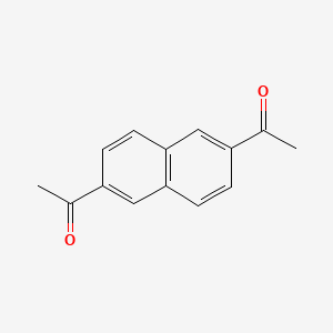 molecular formula C14H12O2 B11745343 1-(6-Acetylnaphthalen-2-yl)ethan-1-one 