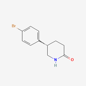 (S)-5-(4-Bromophenyl)piperidin-2-one