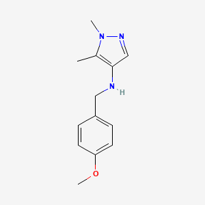 N-(4-methoxybenzyl)-1,5-dimethyl-1H-pyrazol-4-amine