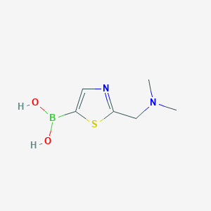 [2-[(Dimethylamino)methyl]-1,3-thiazol-5-yl]boronic acid