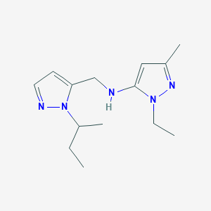 N-{[1-(butan-2-yl)-1H-pyrazol-5-yl]methyl}-1-ethyl-3-methyl-1H-pyrazol-5-amine