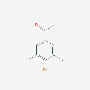 molecular formula C10H11BrO B11745620 1-(4-Bromo-3,5-dimethylphenyl)ethanone 