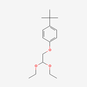 molecular formula C16H26O3 B11745628 1-tert-Butyl-4-(2,2-diethoxyethoxy)benzene 