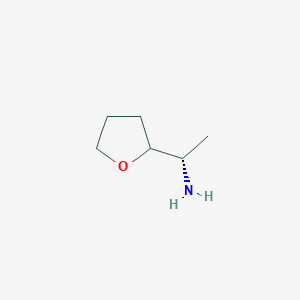 (1S)-1-(oxolan-2-yl)ethan-1-amine