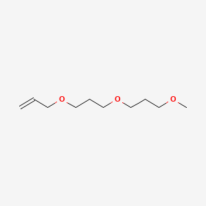 molecular formula C10H20O3 B11745655 1-Propene, 3-[3-(3-methoxypropoxy)propoxy]- CAS No. 67815-92-3