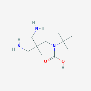 Carbamic acid, [3-amino-2-(aminomethyl)-2-methylpropyl]-, 1,1-dimethylethyl