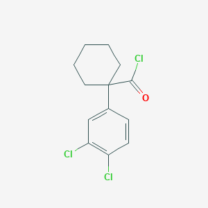 1-(3,4-dichlorophenyl)cyclohexane-1-carbonyl Chloride