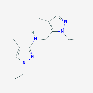 1-ethyl-N-[(1-ethyl-4-methyl-1H-pyrazol-5-yl)methyl]-4-methyl-1H-pyrazol-3-amine