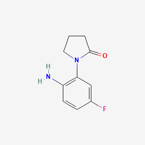 1-(2-Amino-5-fluorophenyl)pyrrolidin-2-one