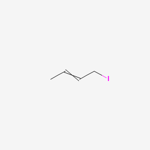 molecular formula C4H7I B11745791 1-iodobut-2-ene 