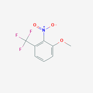 molecular formula C8H6F3NO3 B11745838 2-Nitro-3-(trifluoromethyl)anisole 