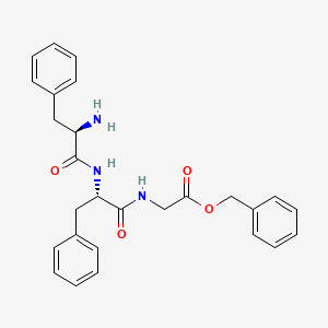 molecular formula C7H12O3 B1174584 Phenylalanyl-phenylalanyl-glycine benzyl ester CAS No. 152880-85-8