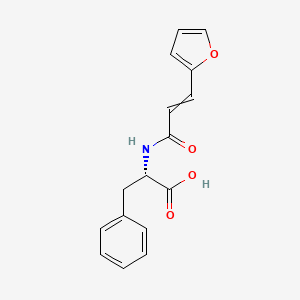 (2S)-2-[3-(furan-2-yl)prop-2-enamido]-3-phenylpropanoic acid