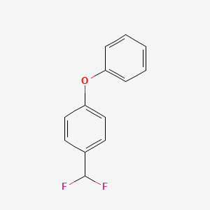 molecular formula C13H10F2O B11745845 1-(Difluoromethyl)-4-phenoxybenzene 