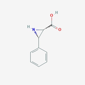 molecular formula C9H9NO2 B1174586 (2S,3R)-3-phenylaziridine-2-carboxylic Acid CAS No. 142619-26-9