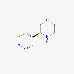 (S)-3-(Pyridin-4-yl)morpholine