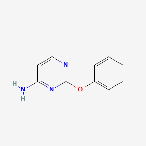molecular formula C10H9N3O B1174591 2-Phenoxy-4-pyrimidinamine 