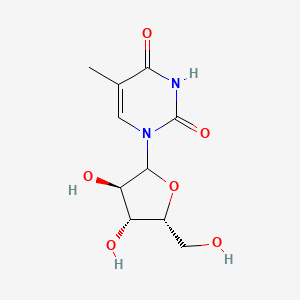 1-[(3R,4R,5R)-3,4-dihydroxy-5-(hydroxymethyl)oxolan-2-yl]-5-methyl-1,2,3,4-tetrahydropyrimidine-2,4-dione