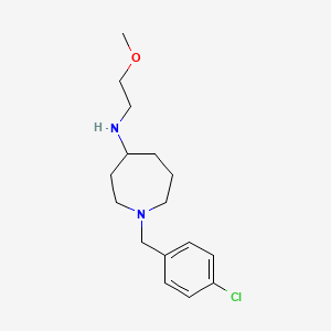 1-(4-chlorobenzyl)-N-(2-methoxyethyl)azepan-4-amine