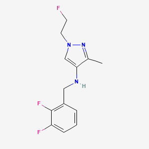 N-[(2,3-difluorophenyl)methyl]-1-(2-fluoroethyl)-3-methyl-1H-pyrazol-4-amine