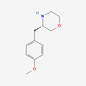 Morpholine, 3-[(4-methoxyphenyl)methyl]-, (3S)-