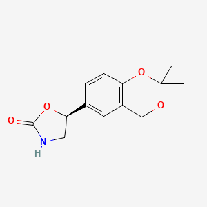 (S)-5-(2,2-dimethyl-4H-benzo[d][1,3]dioxin-6-yl)oxazolidin-2-one