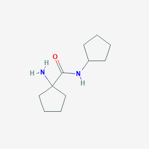 1-amino-N-cyclopentylcyclopentane-1-carboxamide