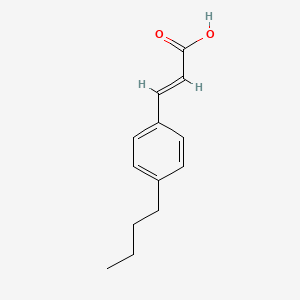 molecular formula C13H16O2 B11746106 (E)-3-(4-Butylphenyl)acrylic acid 