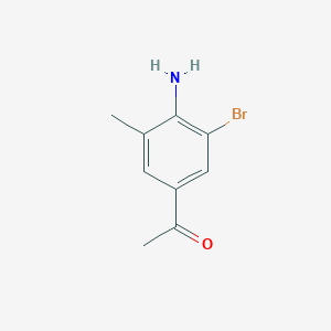 1-(4-Amino-3-bromo-5-methylphenyl)ethan-1-one