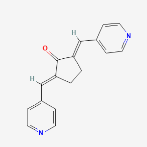 (2E,5E)-2,5-bis(pyridin-4-ylmethylene)cyclopentanone