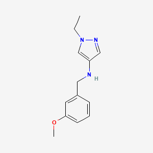 1-ethyl-N-[(3-methoxyphenyl)methyl]-1H-pyrazol-4-amine