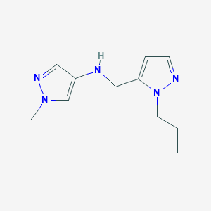 1-Methyl-N-[(1-propyl-1H-pyrazol-5-YL)methyl]-1H-pyrazol-4-amine