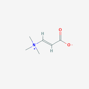 molecular formula C6H11NO2 B11746237 (2e)-3-(Trimethylazaniumyl)prop-2-enoate 