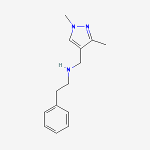 [(1,3-dimethyl-1H-pyrazol-4-yl)methyl](2-phenylethyl)amine