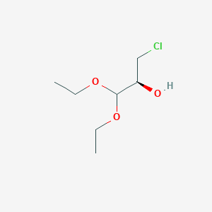 molecular formula C7H15ClO3 B11746263 (2S)-3-chloro-1,1-diethoxypropan-2-ol 