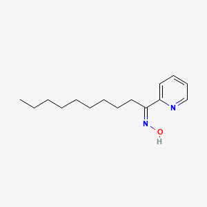 molecular formula C15H24N2O B11746302 (E)-N-[1-(Pyridin-2-YL)decylidene]hydroxylamine 