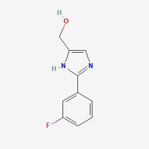 2-(3-Fluorophenyl)imidazole-5-methanol