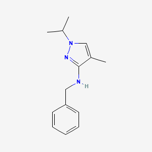 N-benzyl-4-methyl-1-(propan-2-yl)-1H-pyrazol-3-amine