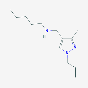 [(3-methyl-1-propyl-1H-pyrazol-4-yl)methyl](pentyl)amine