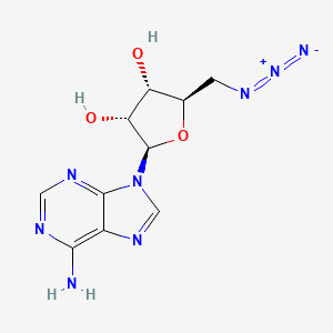 (2R,3R,4S,5R)-2-(6-amino-9H-purin-9-yl)-5-(azidomethyl)oxolane-3,4-diol