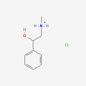 Benzyl alcohol, alpha-((methylamino)methyl)-, hydrochloride