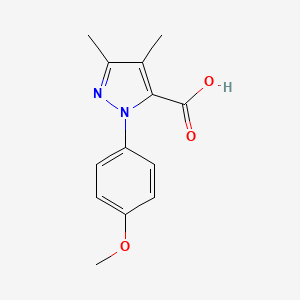 1-(4-methoxyphenyl)-3,4-dimethyl-1H-pyrazole-5-carboxylic acid