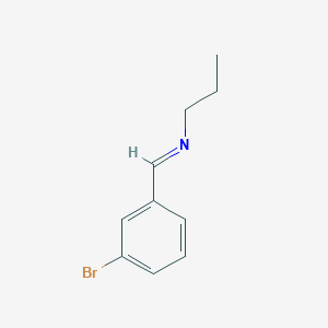 molecular formula C10H12BrN B11746425 (E)-[(3-bromophenyl)methylidene](propyl)amine 