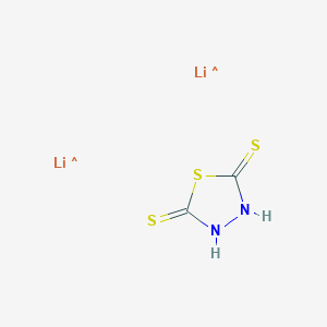 molecular formula C2H2Li2N2S3 B11746444 1,3,4-Thiadiazole-2,5-dithiol dilithium 