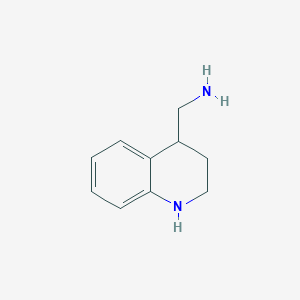 molecular formula C10H14N2 B11746461 1,2,3,4-Tetrahydroquinolin-4-ylmethanamine 